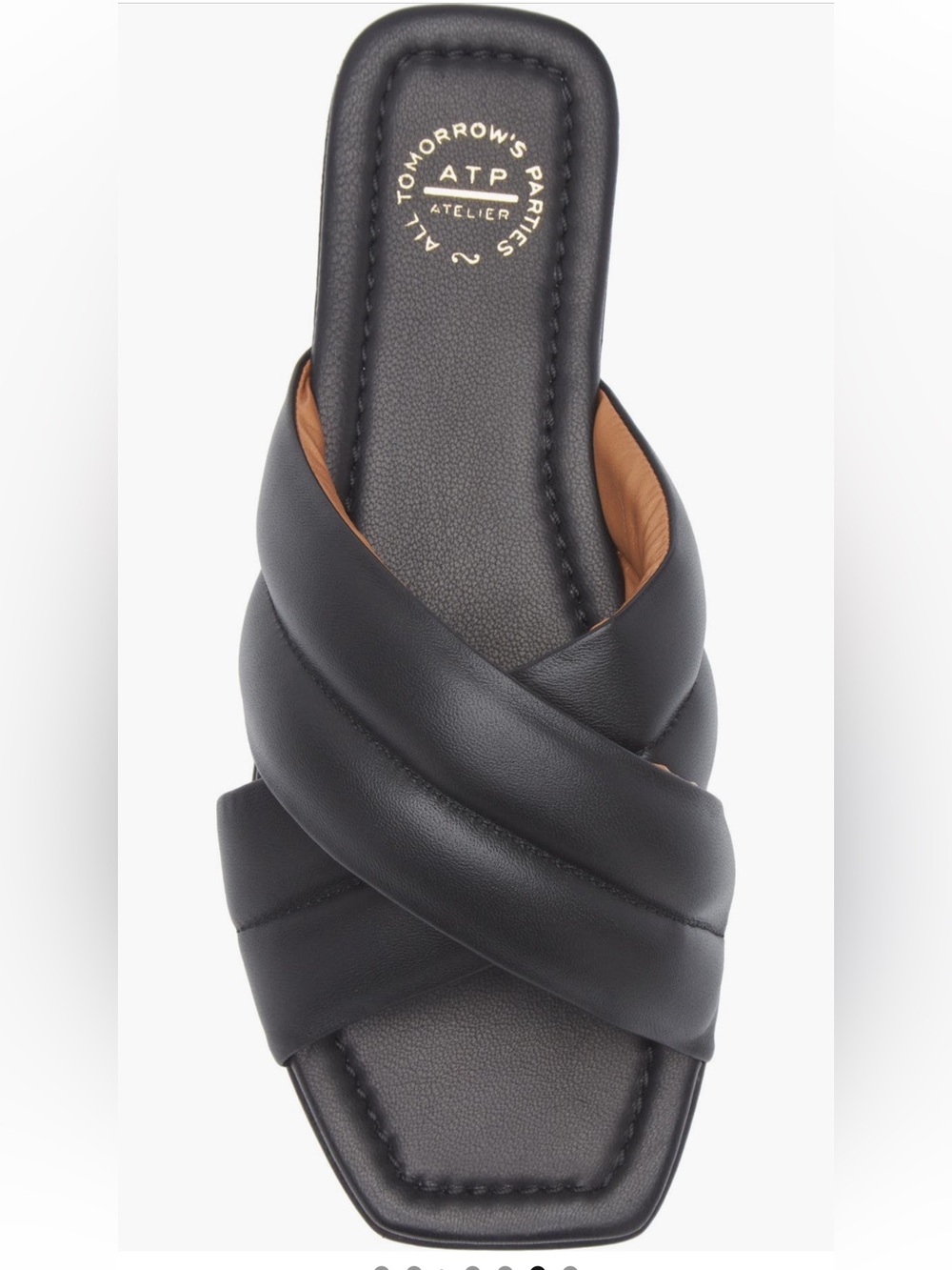 ATP Atelier Cotti slide sandal sz 38 fit 7 7.5 or small 8